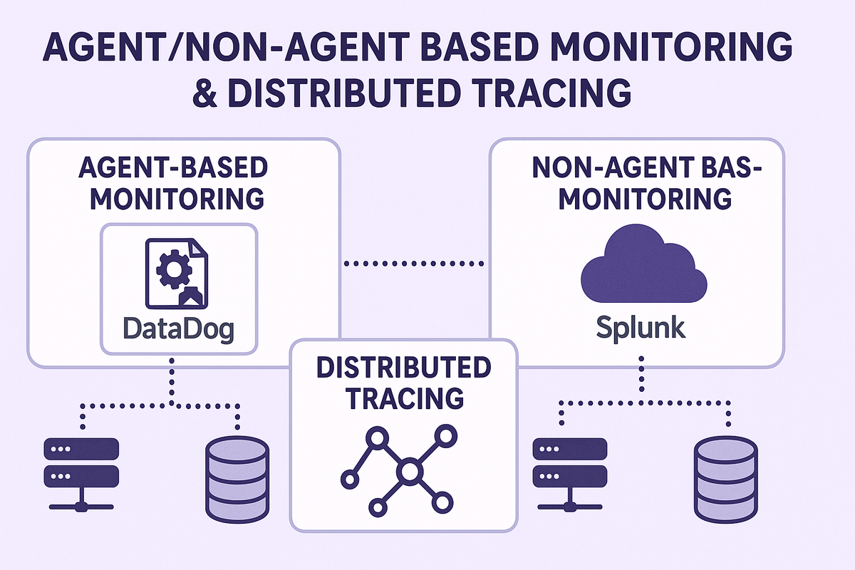 Agent/Non-Agent based monitoring & Distributed tracing