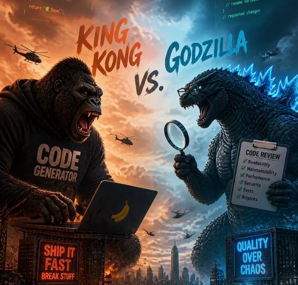 King Kong vs. Godzilla: Code Generator vs. Code Reviewer