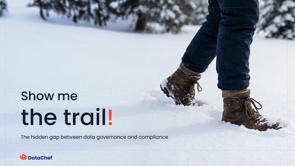 Show Me the Trail, Not Your Data Platform