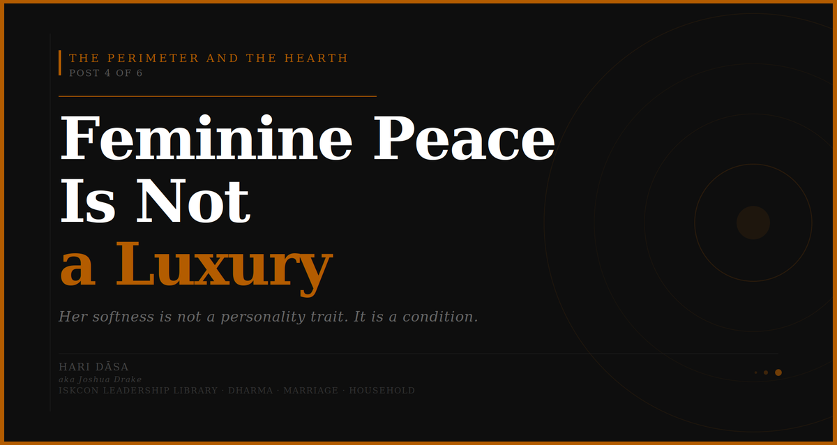 Feminine Peace Is Not a Luxury