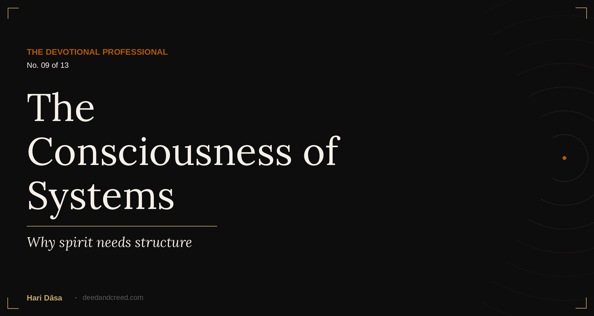 The Consciousness of Systems