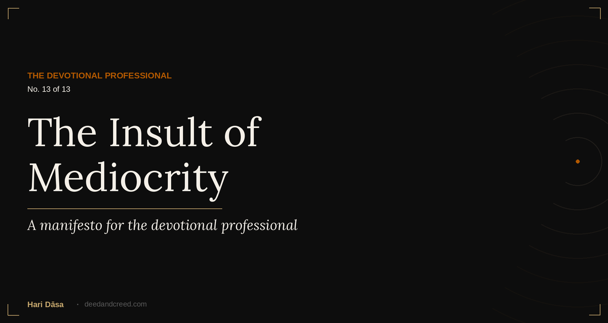 The Devotional Professional — Full Series