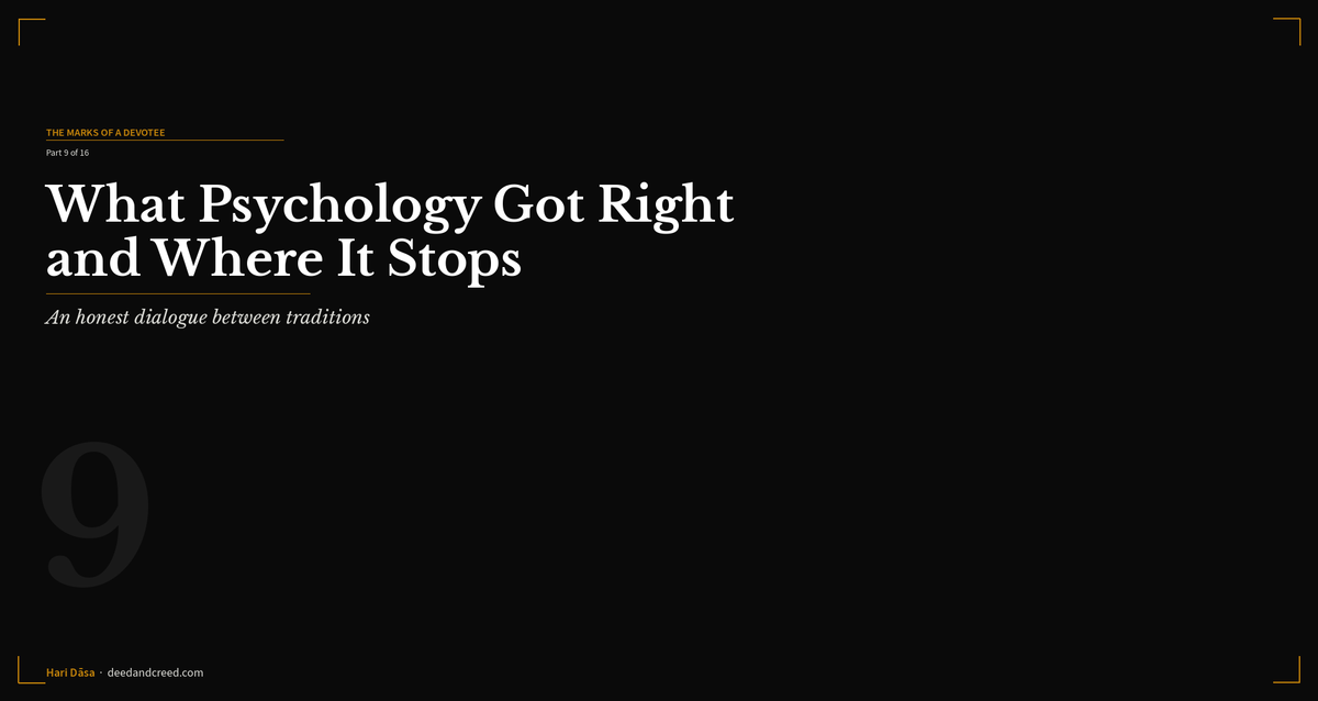 What Psychology Got Right, and Where It Stops