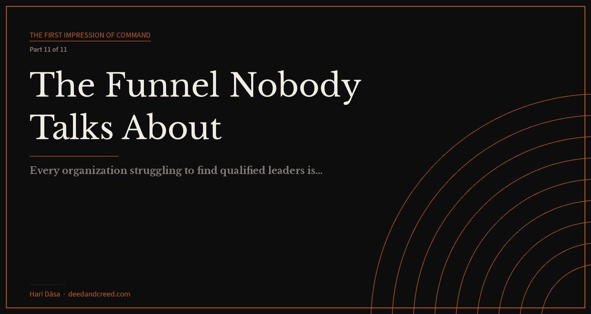 The Funnel Nobody Talks About