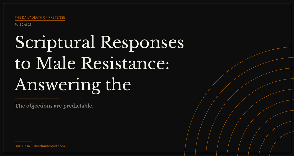 Scriptural Responses to Male Resistance: Answering the Objections