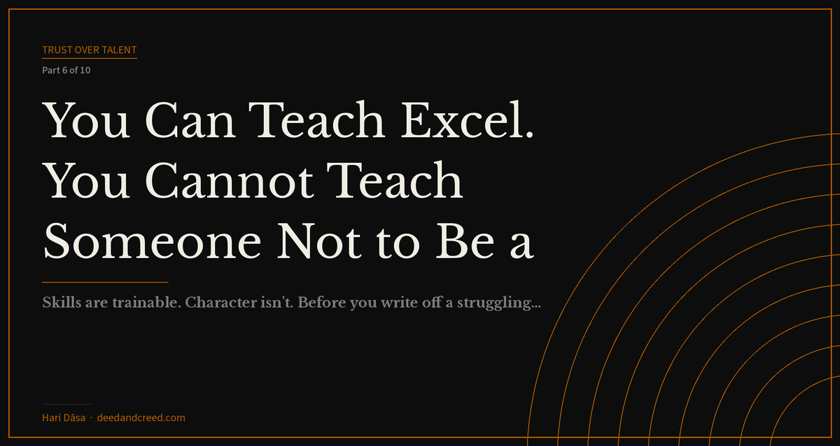 You Can Teach Excel. You Cannot Teach Someone Not to Be a Jerk.