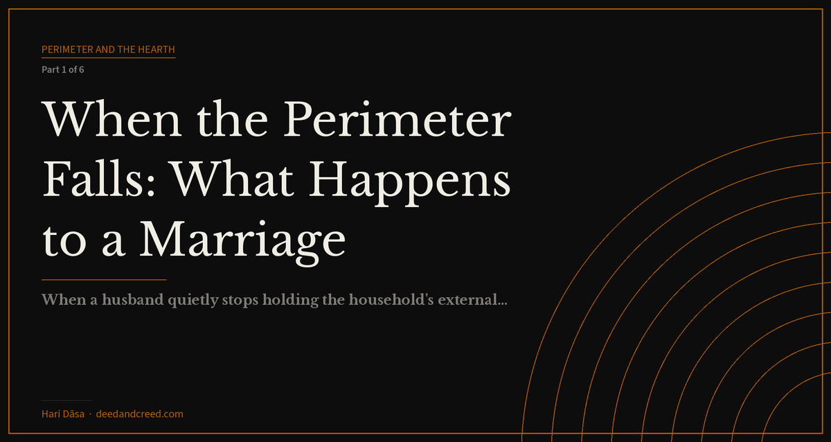 When the Perimeter Falls: What Happens to a Marriage