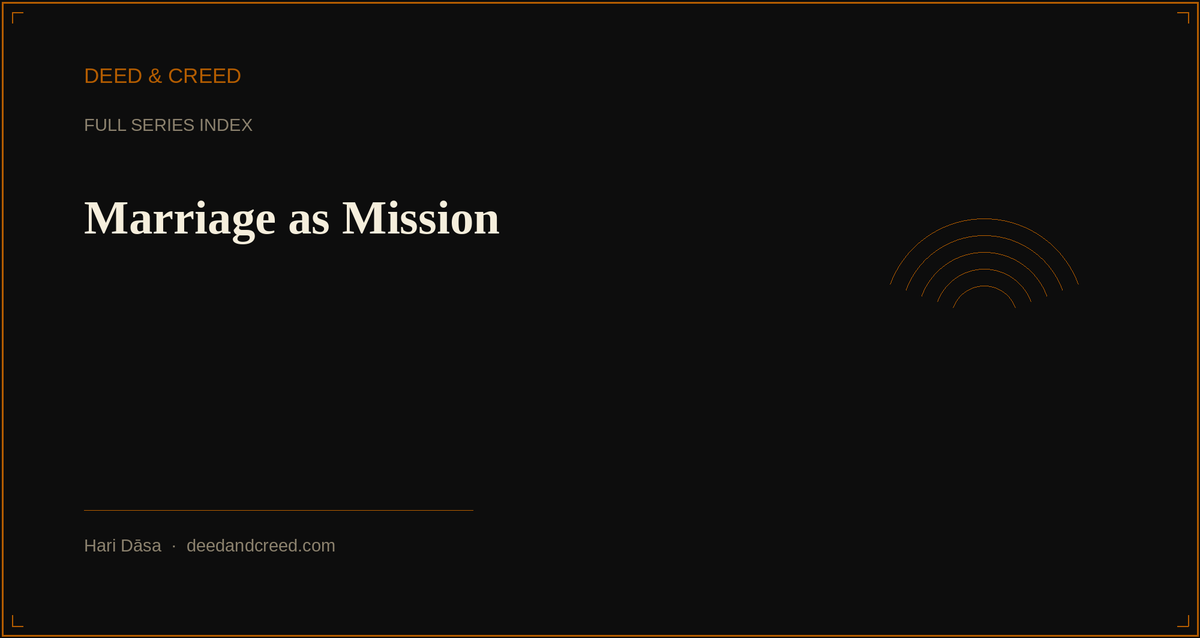 Marriage as Mission — Full Series