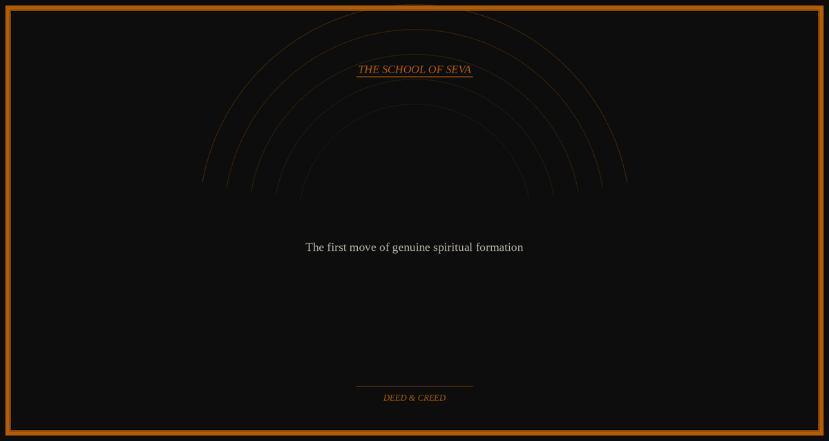 Why Seva Strips the Ego Before It Builds the Man