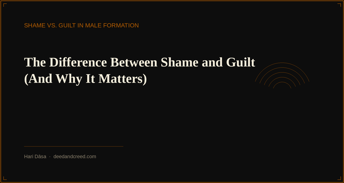 The Difference Between Shame and Guilt (And Why It Matters)