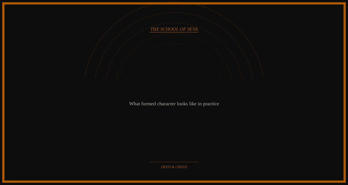 When Seva Becomes Spiritual Maturity