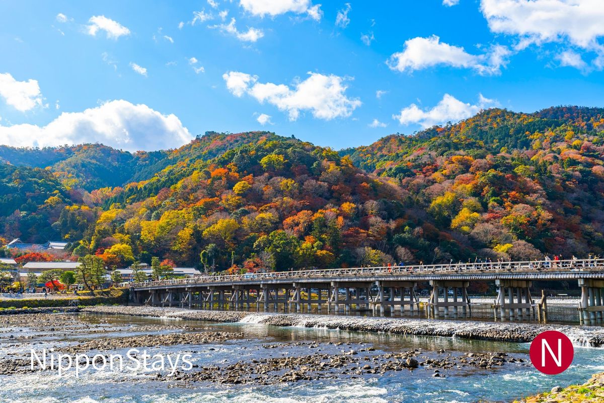 Togetsukyo Bridge in Arashiyama
