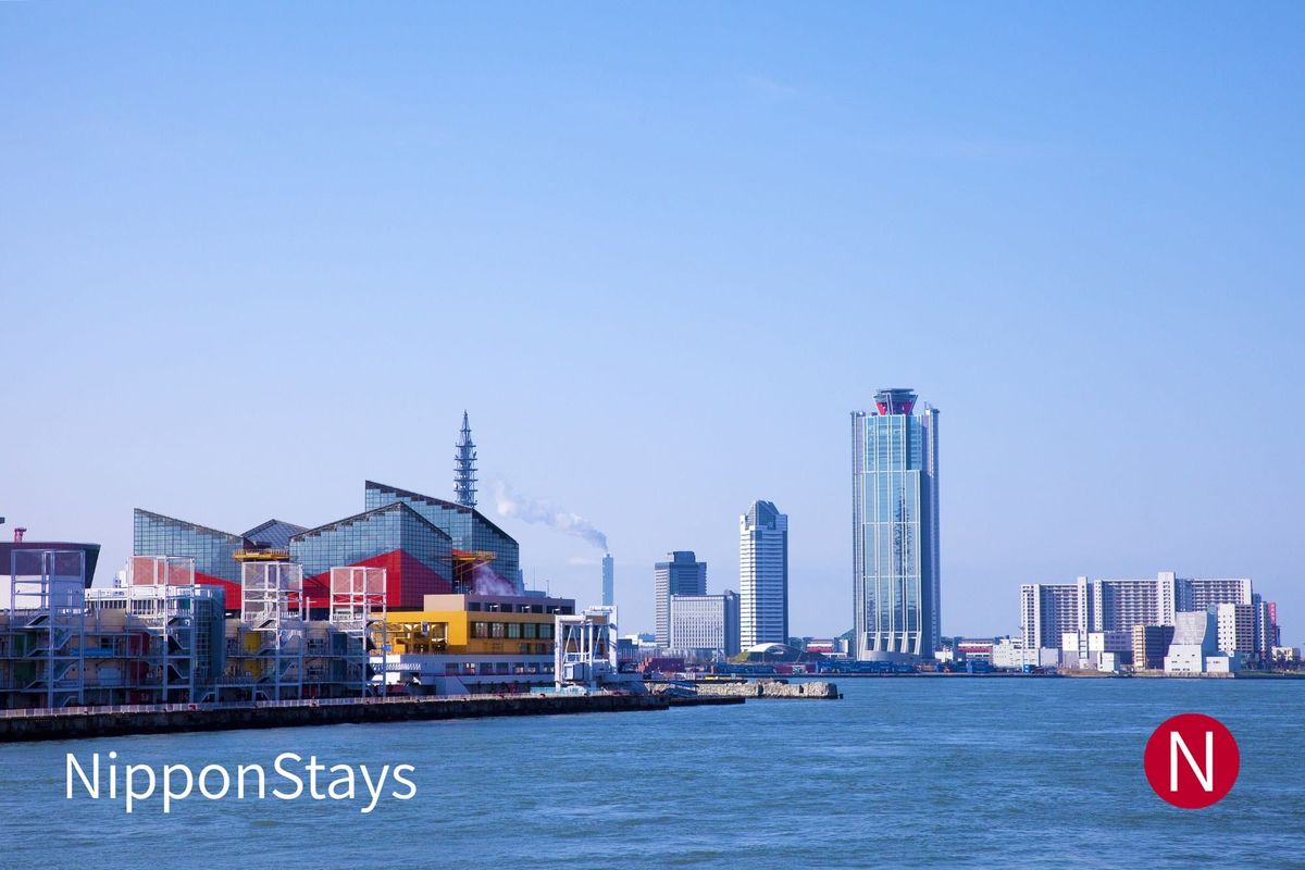 The Osaka Bay waterfront