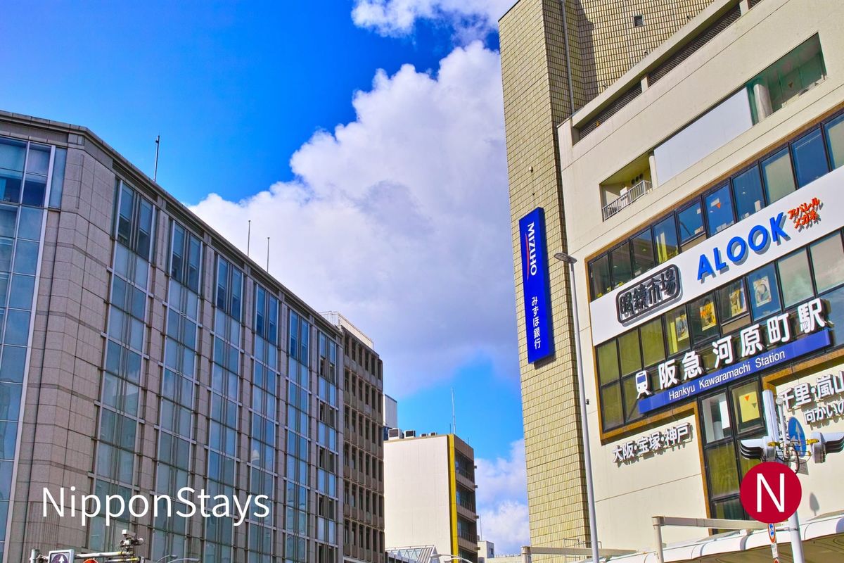 The Shijo intersection in central Kyoto