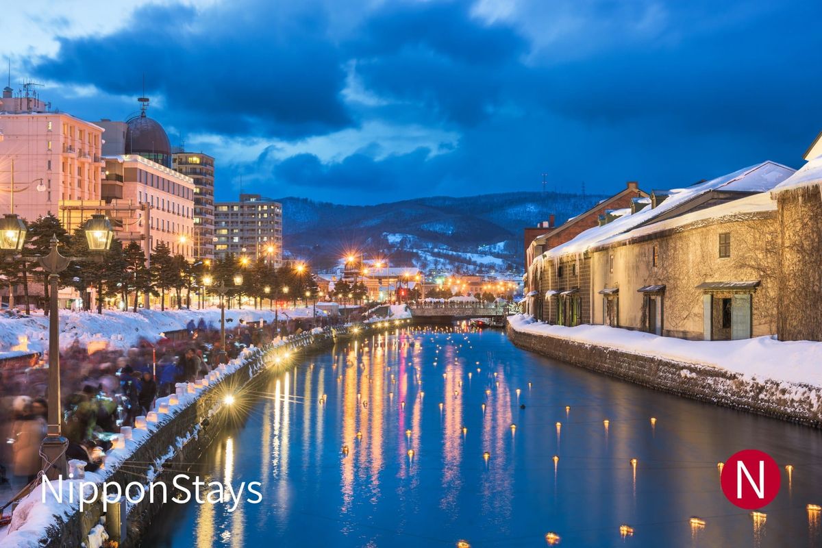 Otaru under winter light
