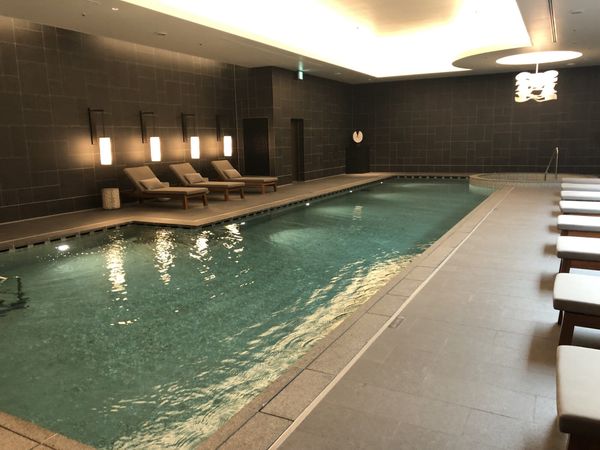 Indoor swimming pool at JW Marriott Hotel Nara