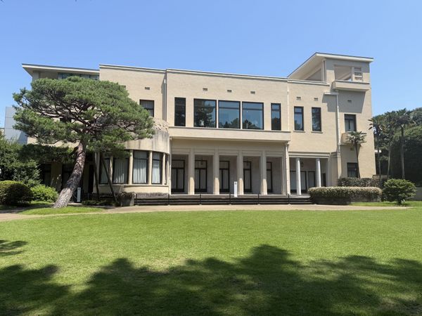 Garden-side facade of the former Prince Asaka Residence at the Tokyo Metropolitan Teien Art Museum