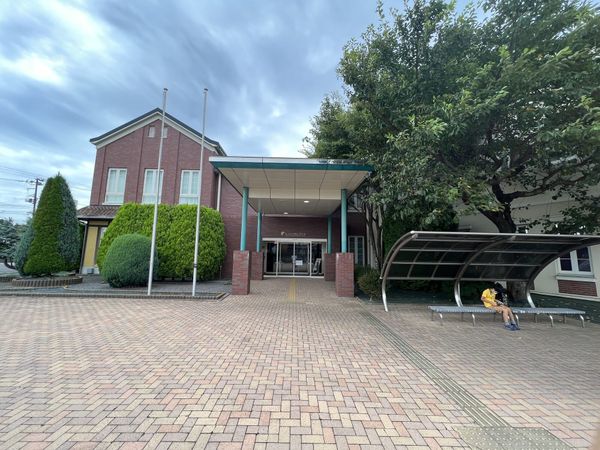 Red-brick exterior of the TEPCO Decommissioning Archive Center in Tomioka, Fukushima