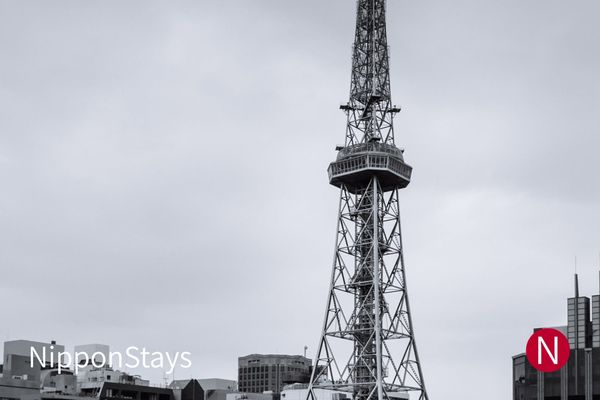 The TV tower in Nagoya's Sakae district