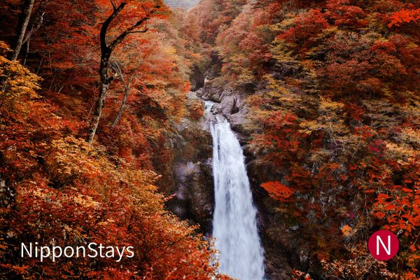 Akiu Falls near the Akiu hot spring