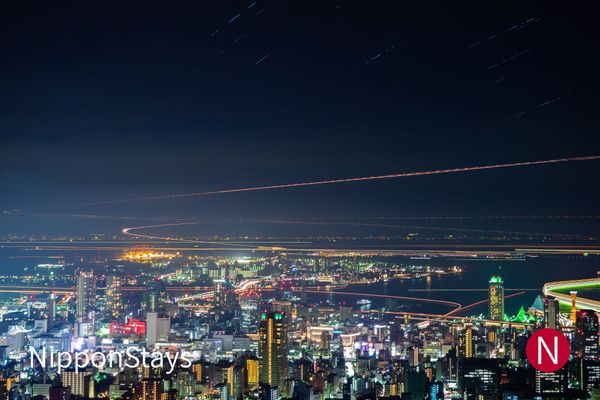 Kobe at night seen from Mount Rokko