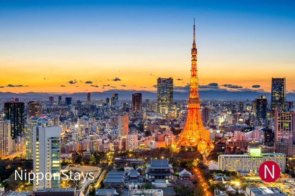 Tokyo skyline with high-rise towers across the city
