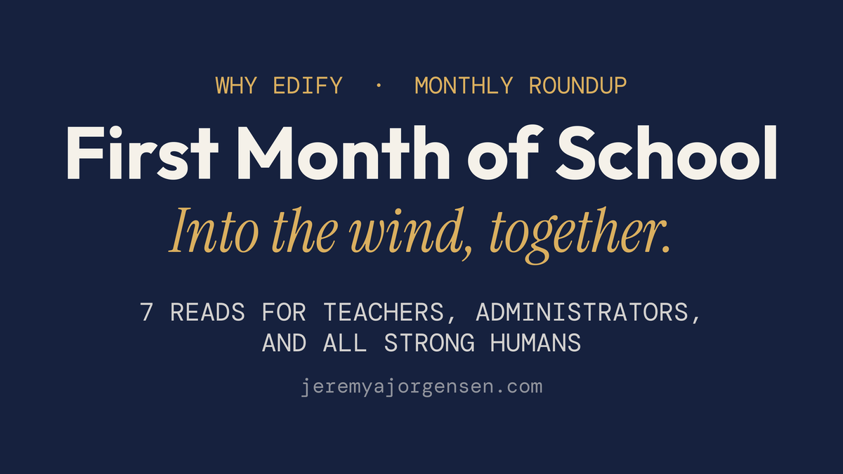 Surviving the First Month of School: 7 Reads for Teachers