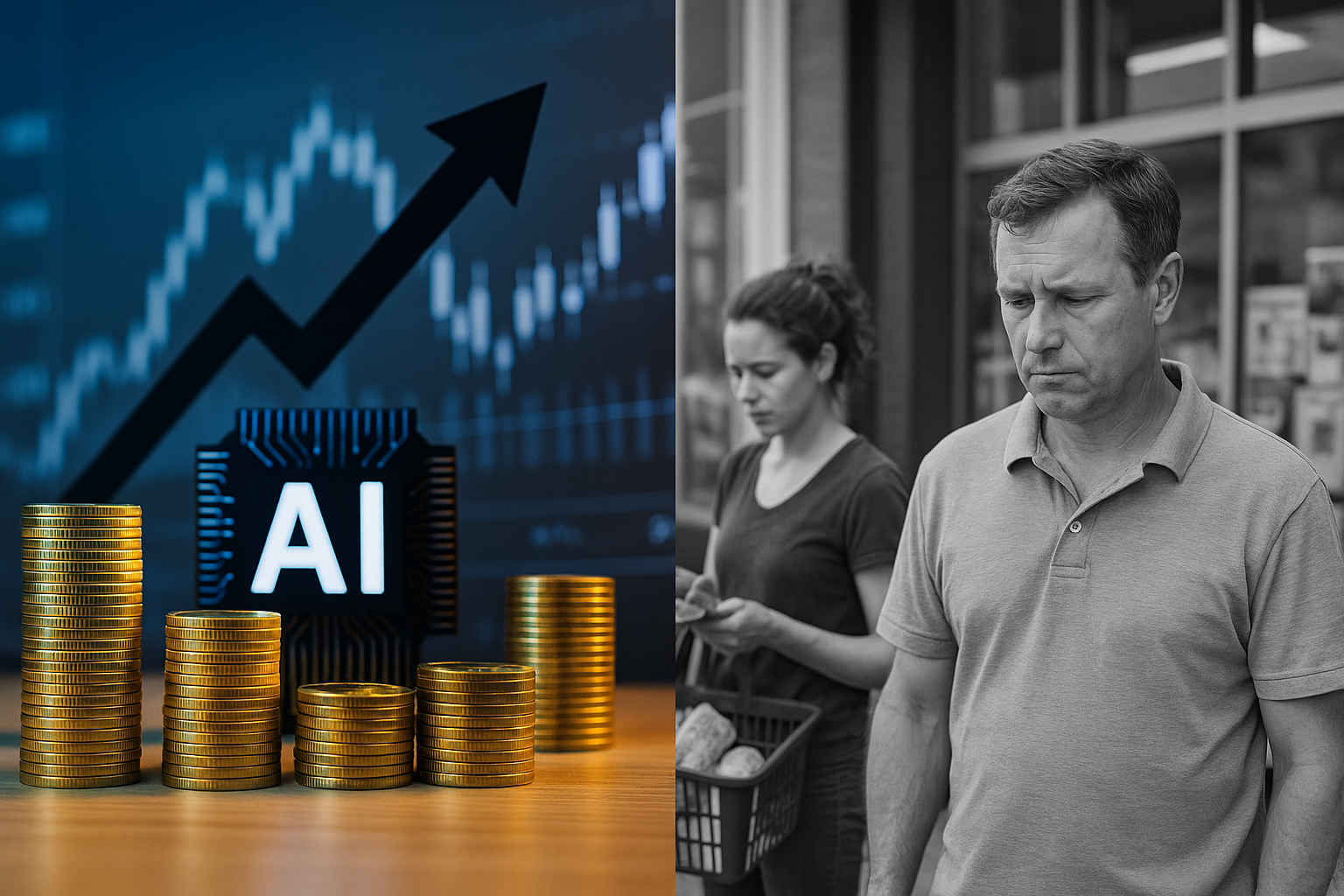 Inside America’s split-screen economy: Is AI keeping the U.S. afloat — even as it masks trouble beneath?