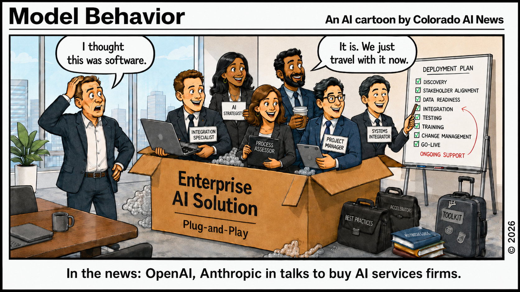 Model Behavior: Apparently, some automations require a lot of people
