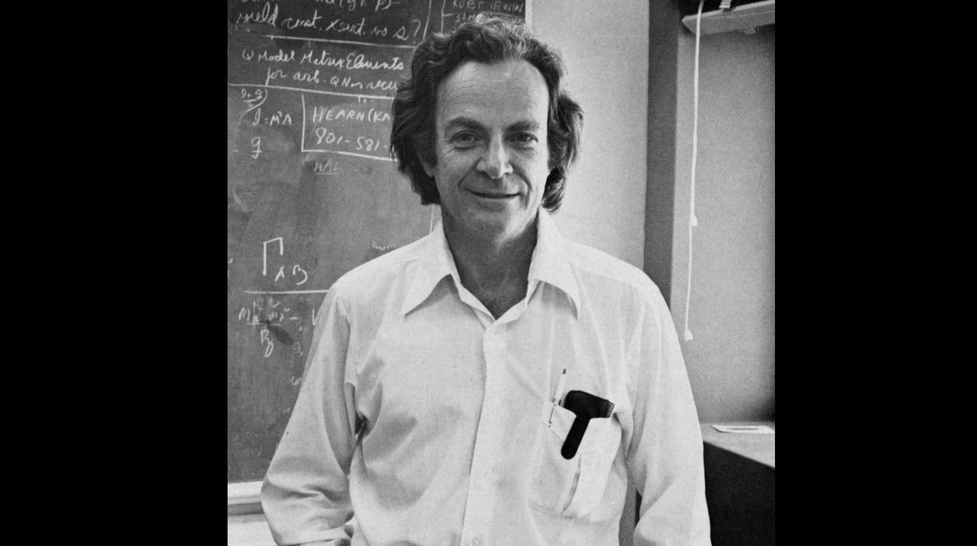Quote of Note: Richard Feynman: "To every man is given the key to the gates of heaven..."