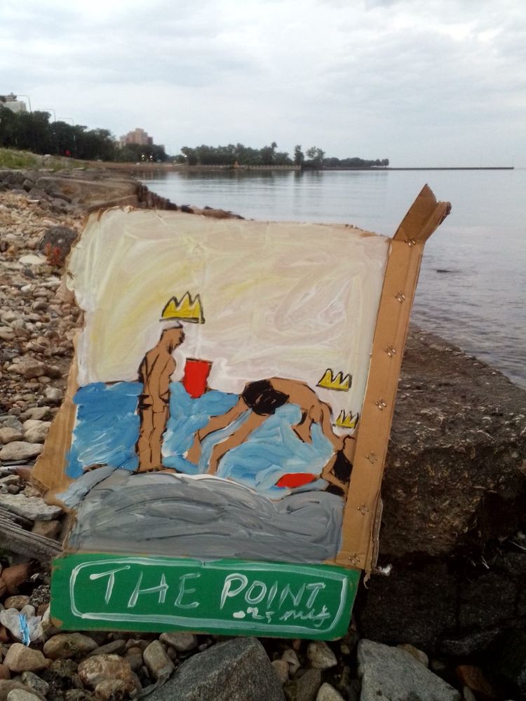 New works for sale - featuring the swimmers of Promontory Point