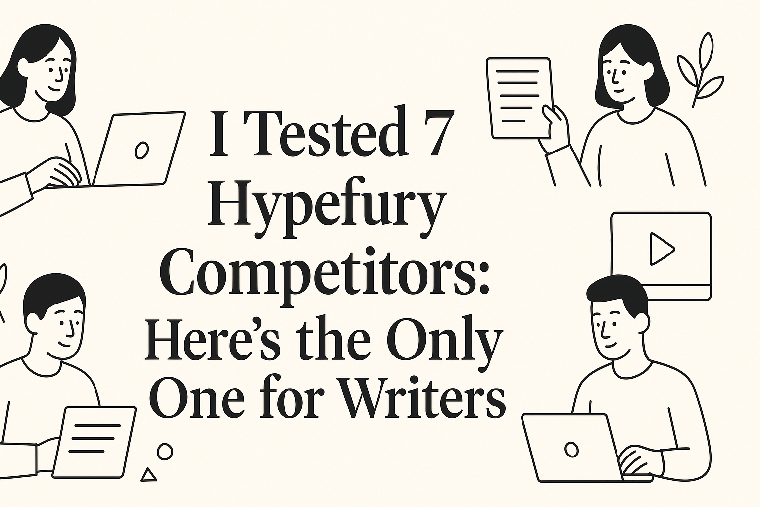 Cover illustration for I Tested 7 Hypefury Competitors: Here's the Only One for Writers