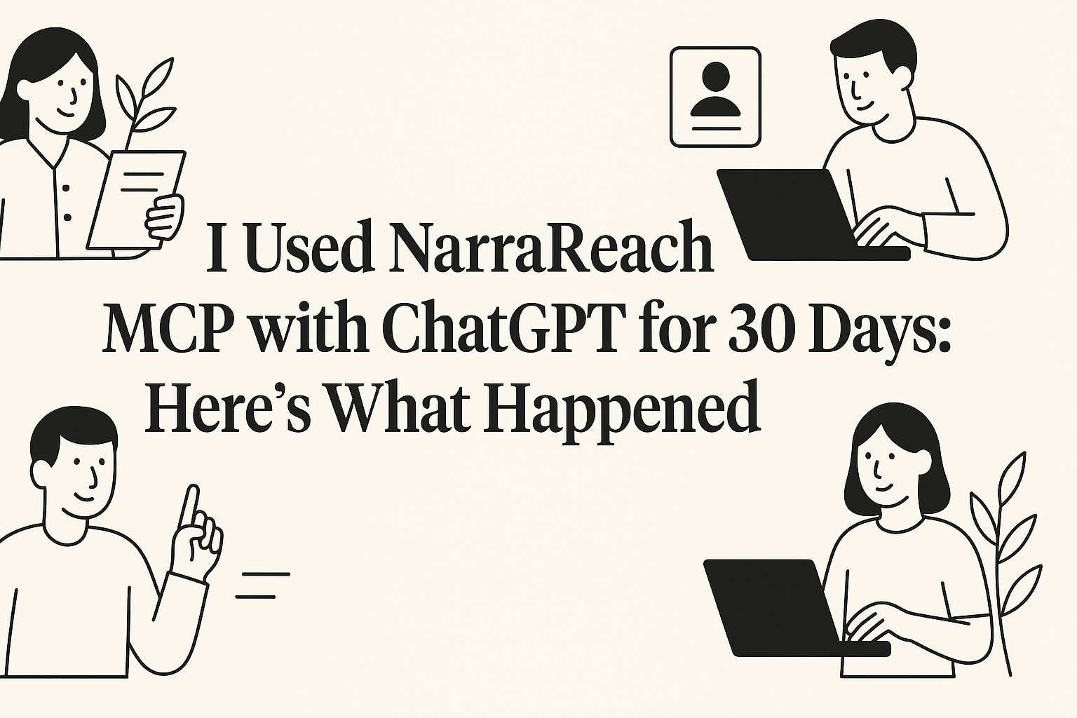 Cover illustration for I Used NarraReach MCP with ChatGPT for 30 Days: Here's What Happened
