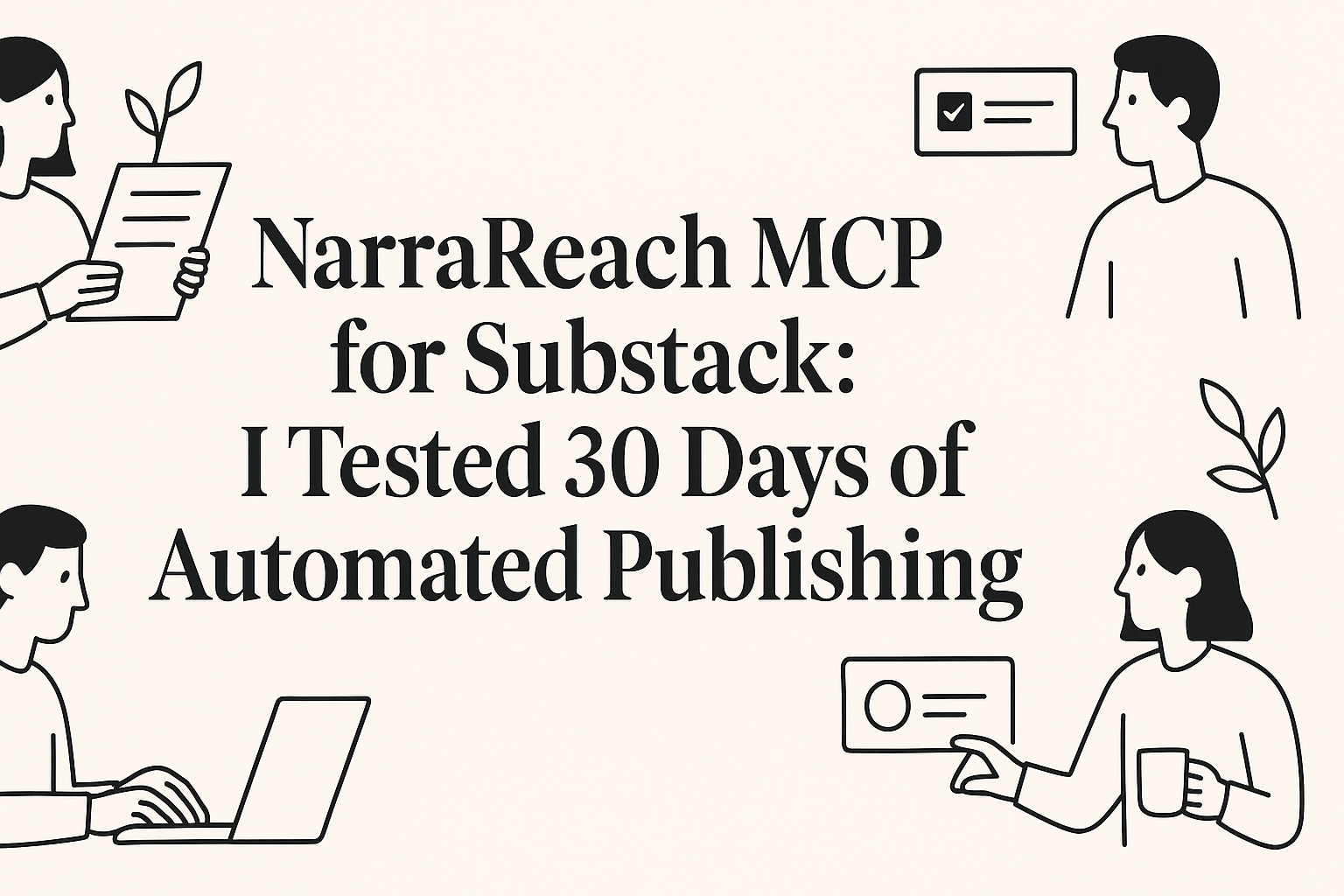 Cover illustration for NarraReach MCP for Substack: I Tested 30 Days of Automated Publishing