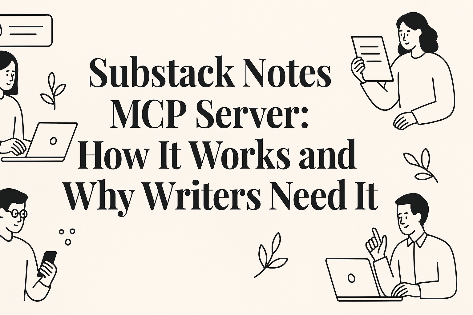 Cover illustration for Substack Notes MCP Server: How It Works and Why Writers Need It