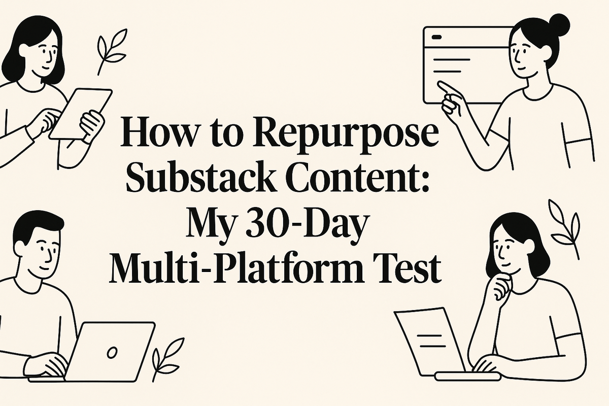 How to Repurpose Substack Content: My 30-Day Multi-Platform Test