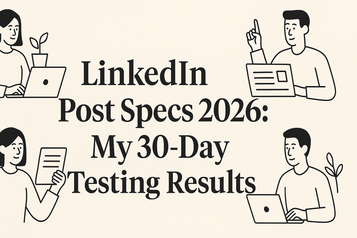 LinkedIn Post Specs 2026: My 30-Day Testing Results