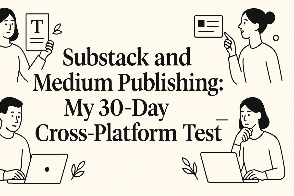 Substack and Medium Publishing: My 30-Day Cross-Platform Test