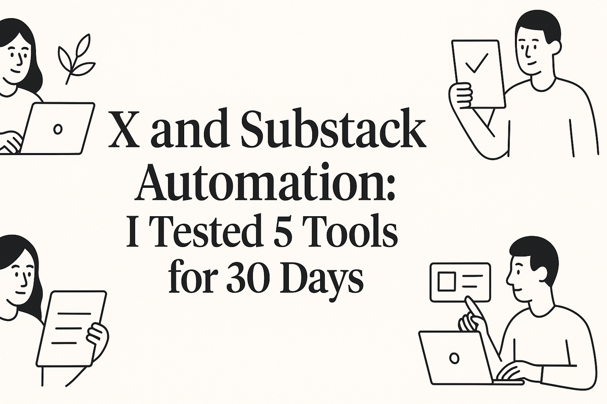 X and Substack Automation: I Tested 5 Tools for 30 Days
