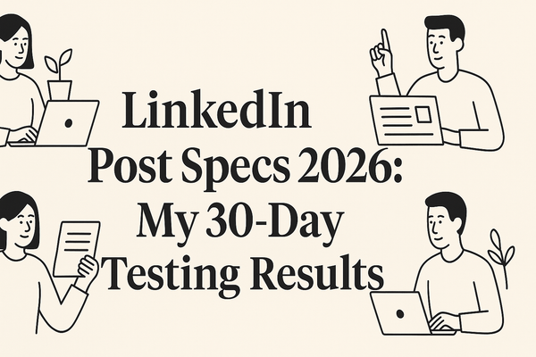 LinkedIn Post Specs 2026: My 30-Day Testing Results