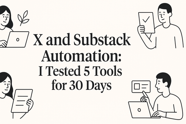 X and Substack Automation: I Tested 5 Tools for 30 Days