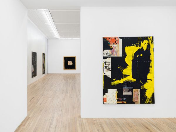 Raymond Saunders at David Zwirner and Andrew Kreps