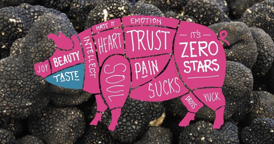 Pig. It tastes good.