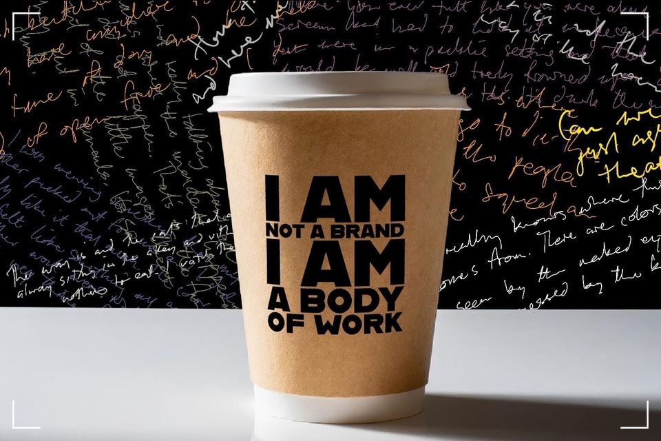 I am not a brand. I am a body of work.