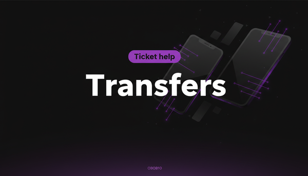 Ticket transfer not available: what it means and what to do next