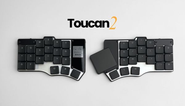 【新発売】「Toucan2」ついに登場。MIP画面とマルチタッチ操作を統合した究極の超ポータブル分離型キーボード