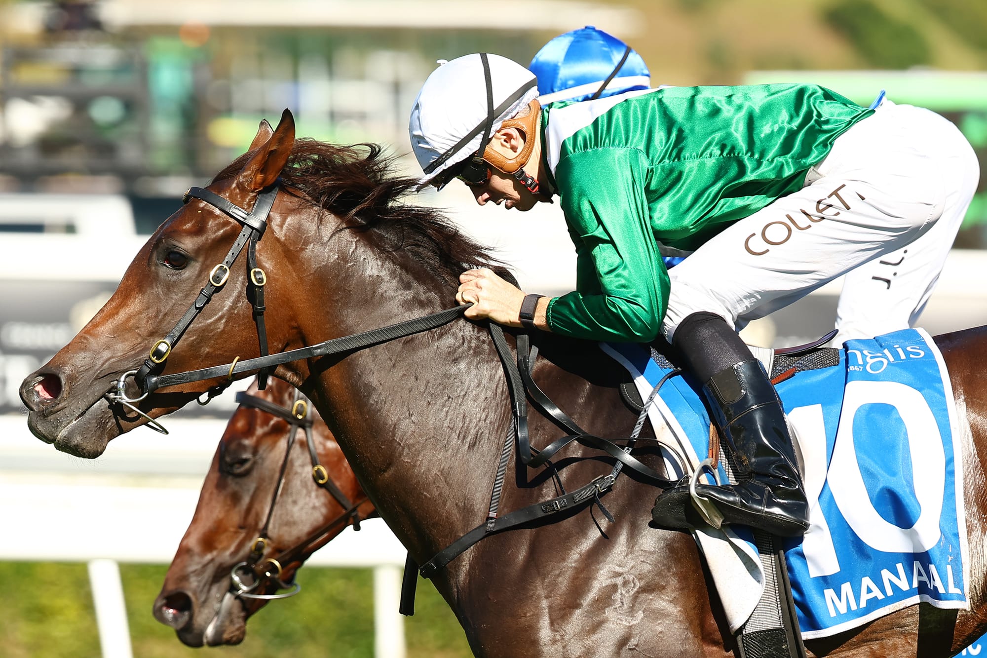 Manaal winning the ATC Sires' Produce Stakes