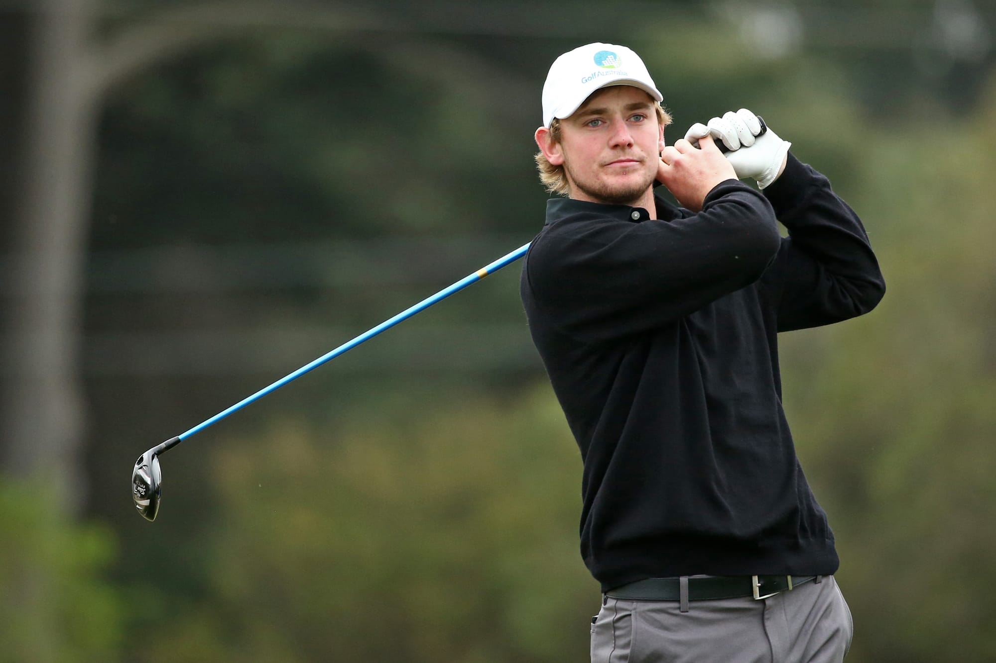 First-round pace-setter Todd Sinnott eventually settled for third spot.