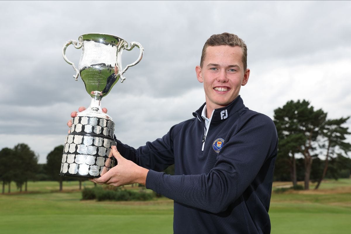 Viggo Olsson Mörk triumphed in the Boys’ Amateur Championship at Moortown. Picture by The R&A.