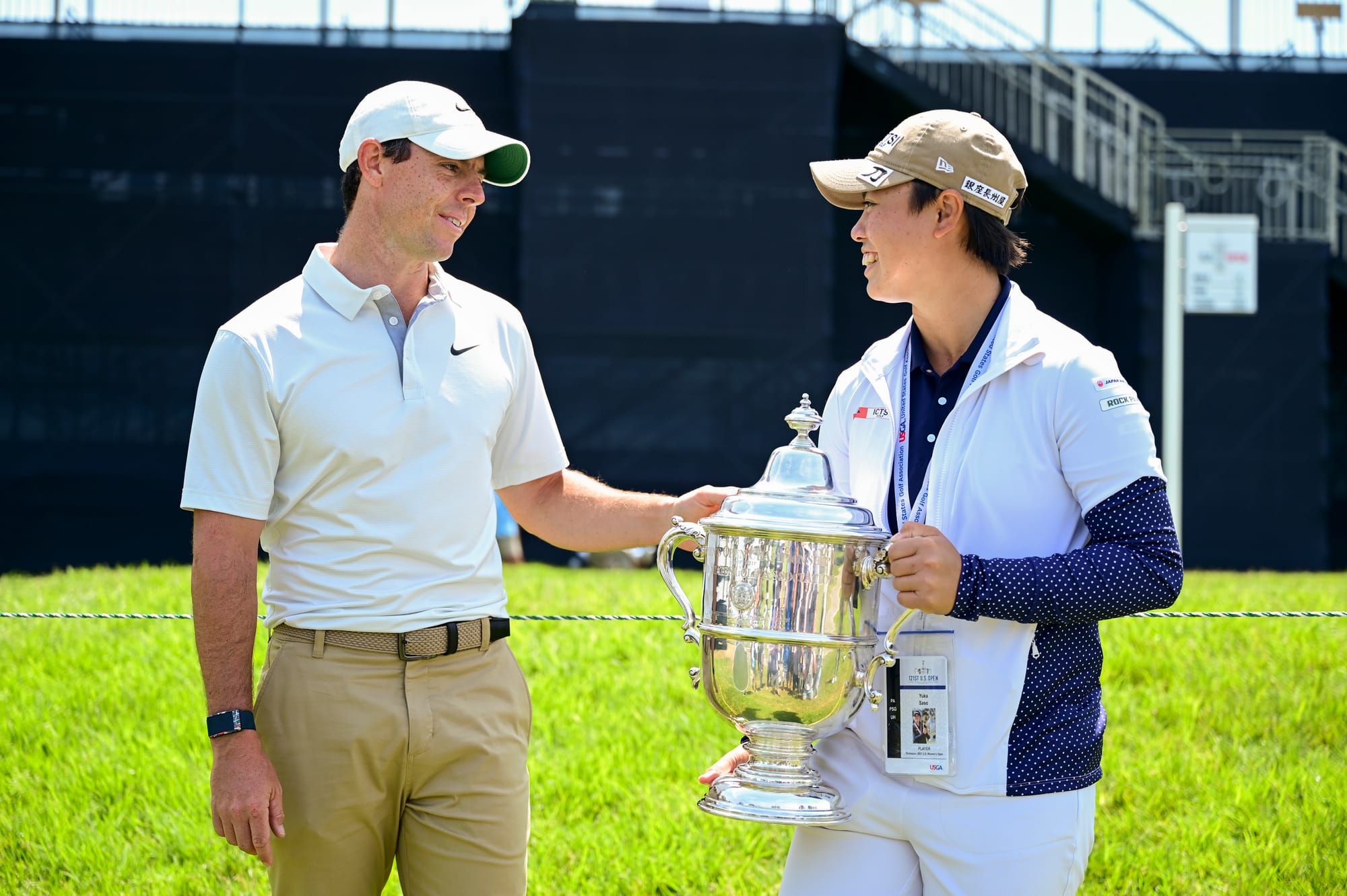 Awed Saso Savours McIlroy Meeting